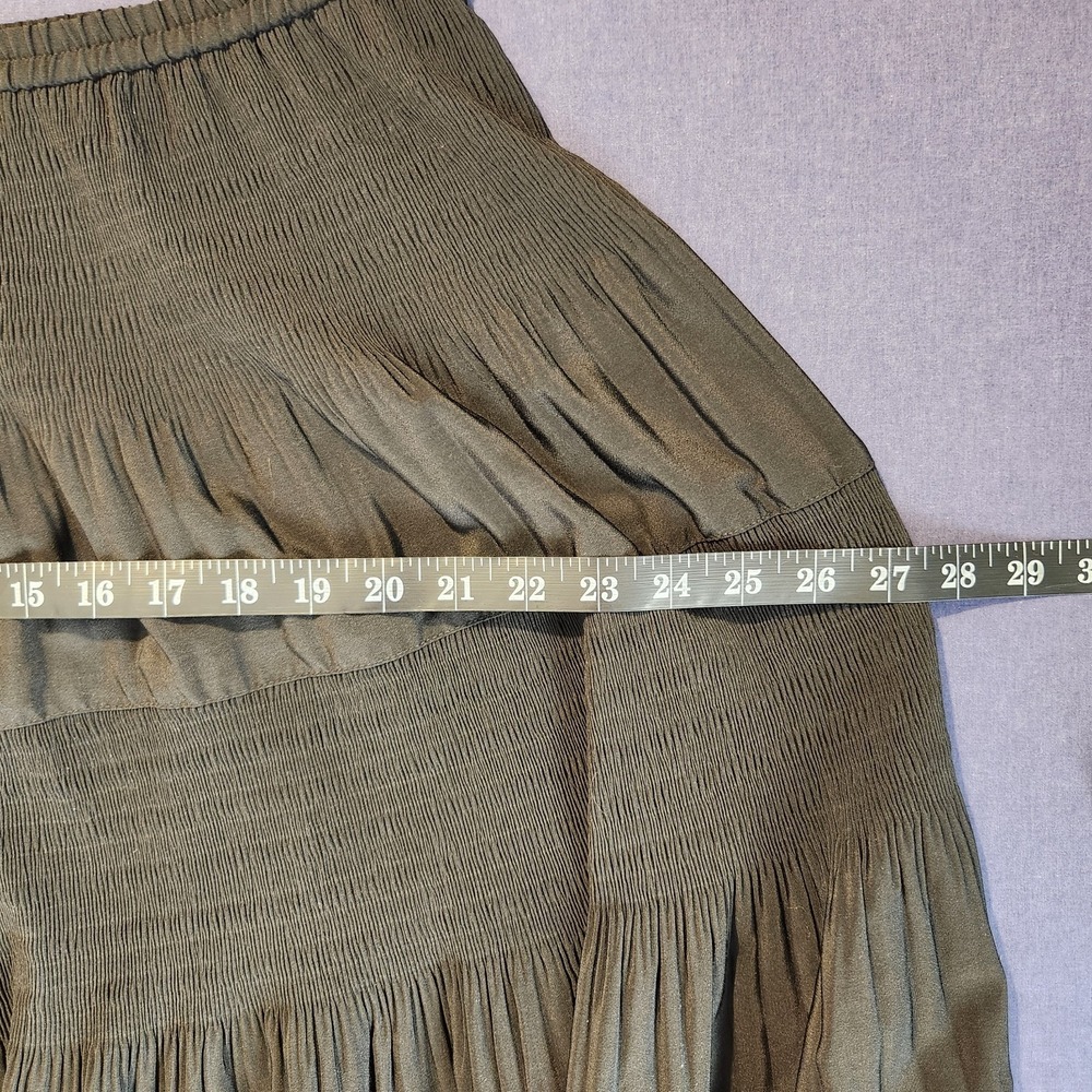 Apostrophe Black Tiered Midi Skirt – Petite M - Picture 7 of 8